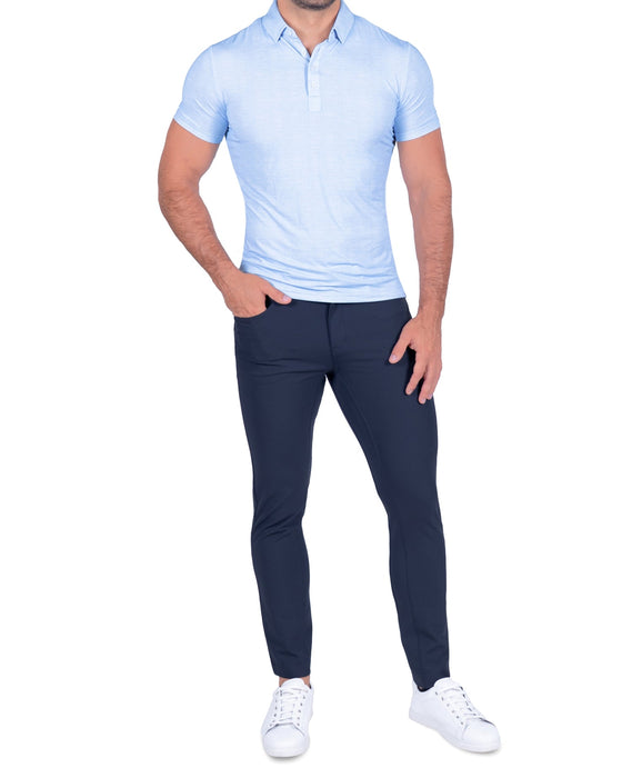 "The Sky" Linen Light Blue