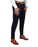 Athletic Fit Stretch Wool Suit Pants - Midnight Navy & Chalk Windowpane