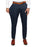 Athletic Fit Stretch Wool Suit Pants - Navy Herringbone