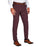 Athletic Fit Stretch Suit Pants - Solid Plum