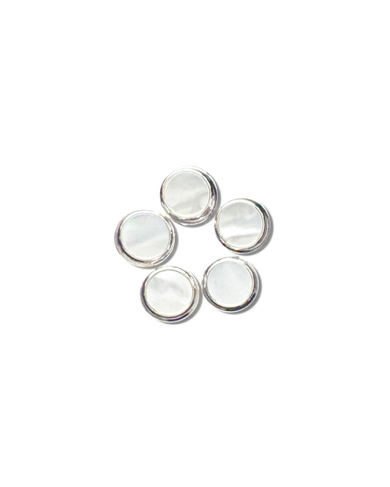Mother of Pearl Tuxedo Studs (Set of 5)