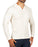 Textured Buttonless Long Sleeve Polo - Tan