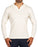 Textured Buttonless Long Sleeve Polo - Tan