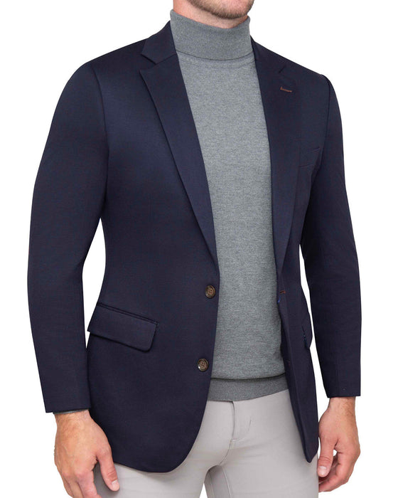 Mid-Weight Wool Turtleneck - Grey