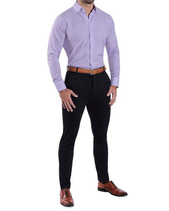 "The Valentine" Lilac Mini Check