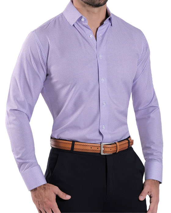 "The Valentine" Lilac Mini Check