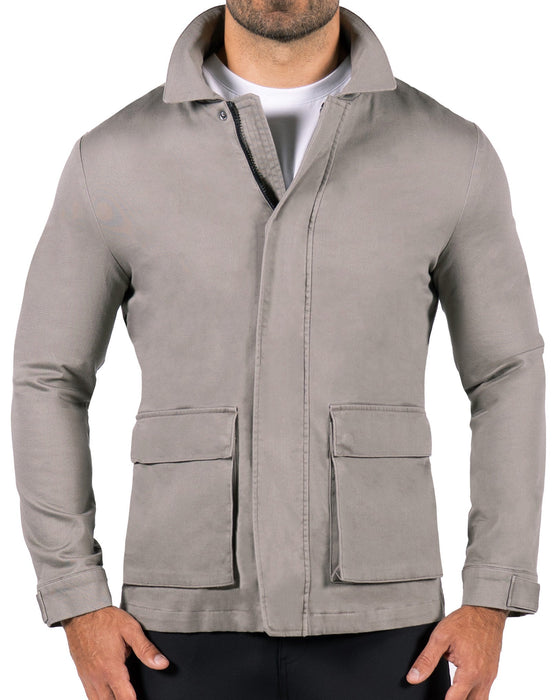 Utility Jacket - Stone Grey