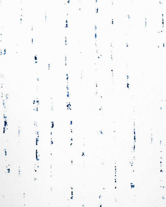 "The Blitz" Abstract Navy Lines